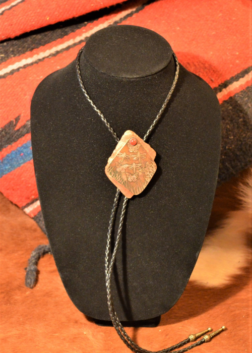 Etched copper on copper bolo